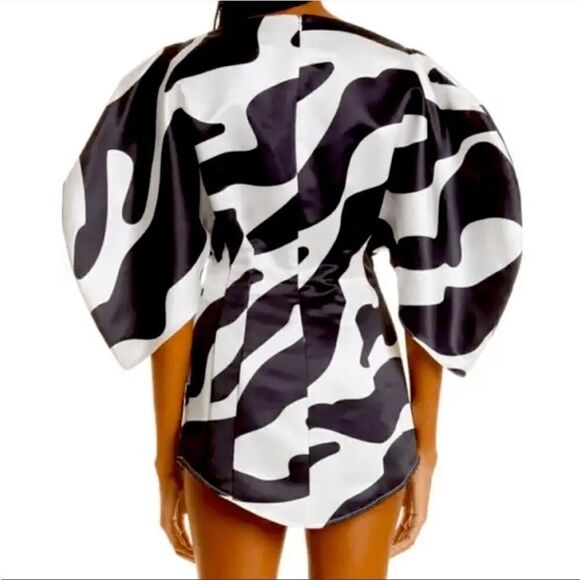 Mother Of All Revolve Dress V neck balloon sleeve Small - Picture 3 of 10